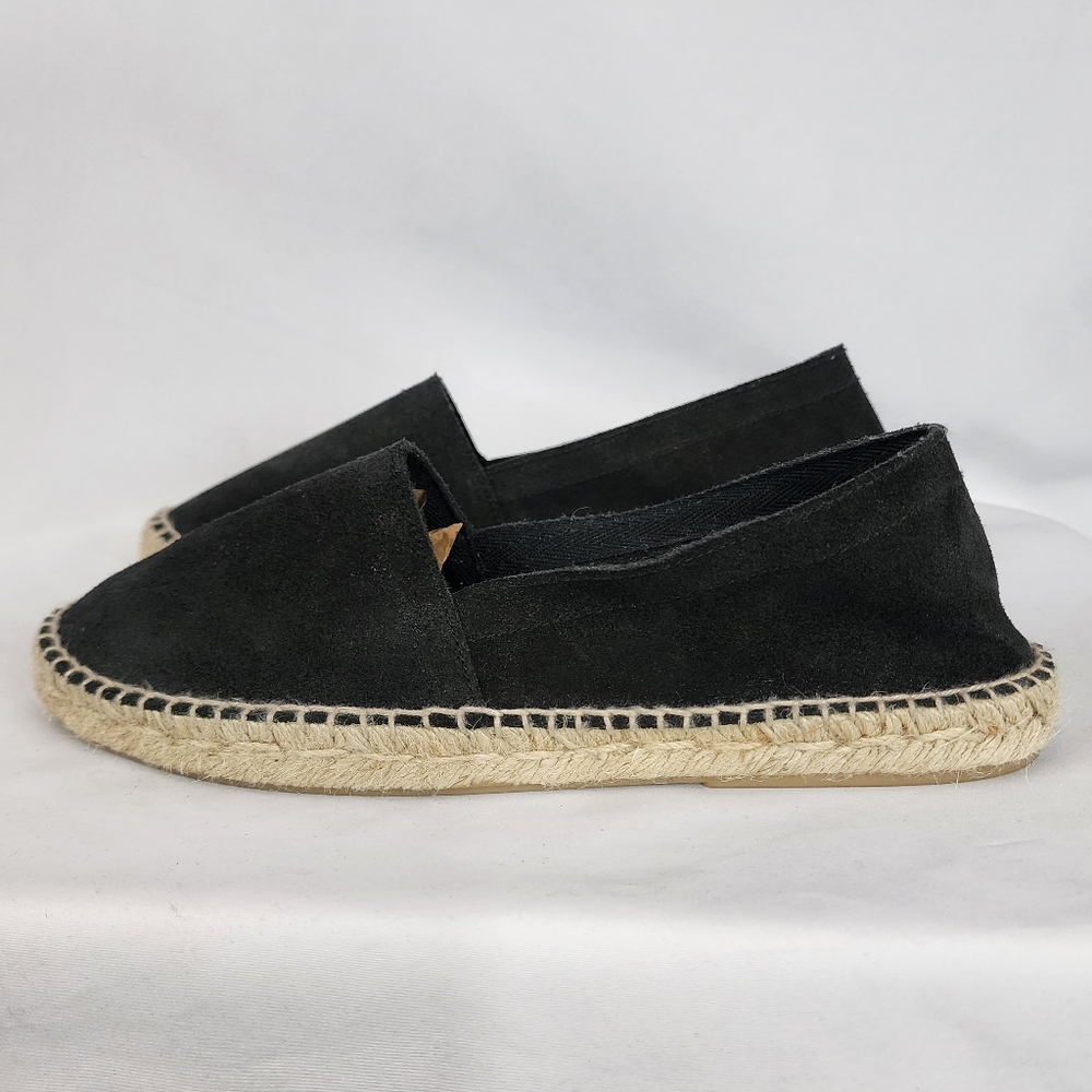 Saks Fifth Avenue Black Espadrilles Loafers